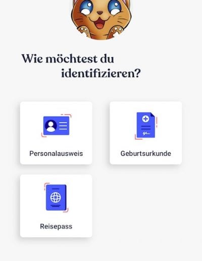 Bling Card Verifizierung Kind