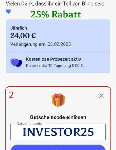 Bling Card Gutscheincode